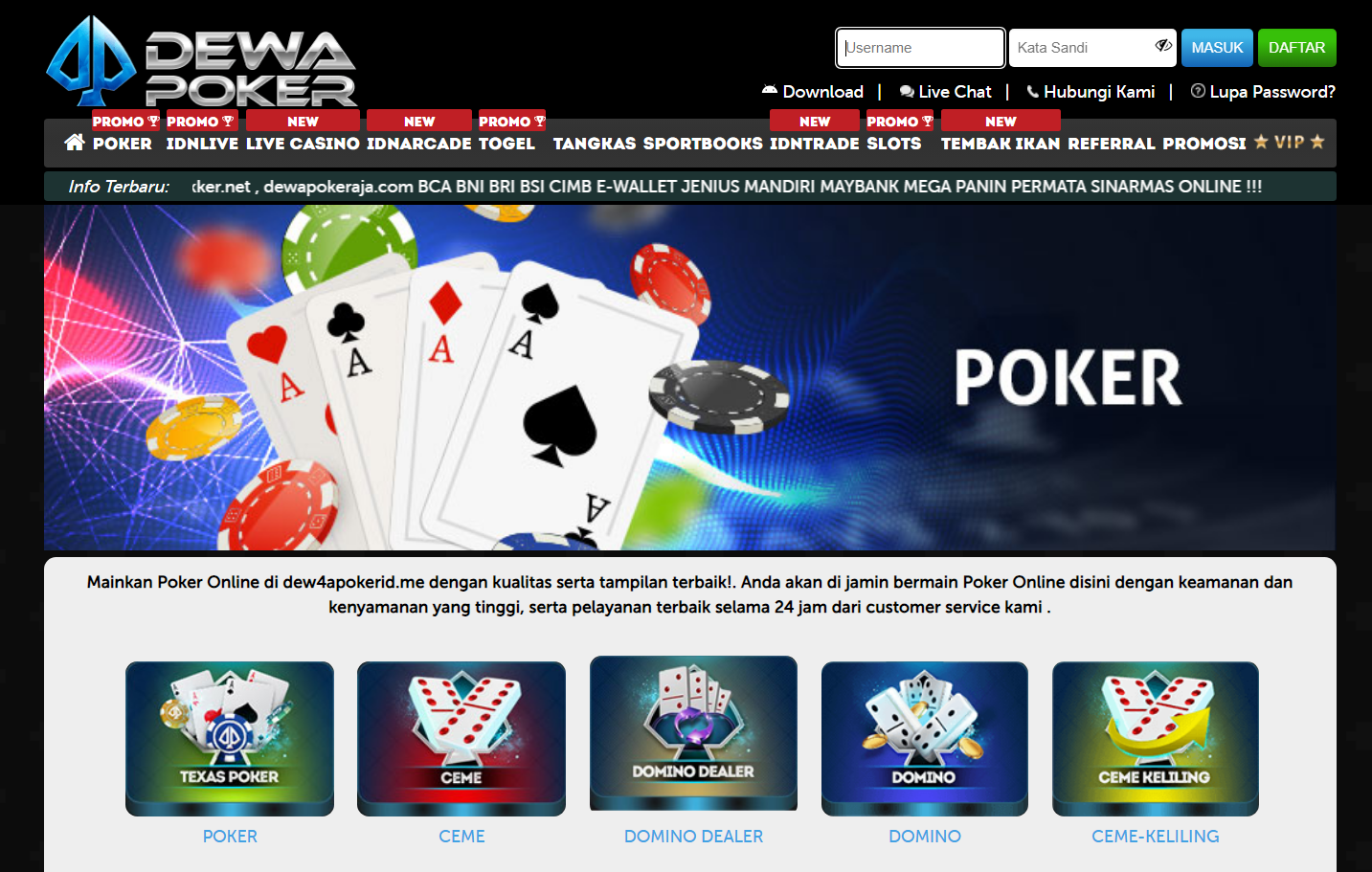 Dewapoker | Agen Bandar Judi Slots Online Paling dipercaya