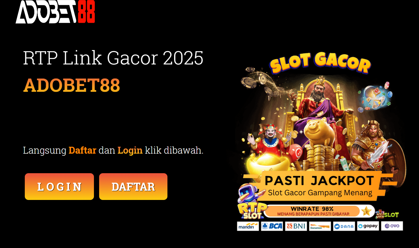 Adobet88 Situs Judi Togel Dengan Provider Game Terbaik