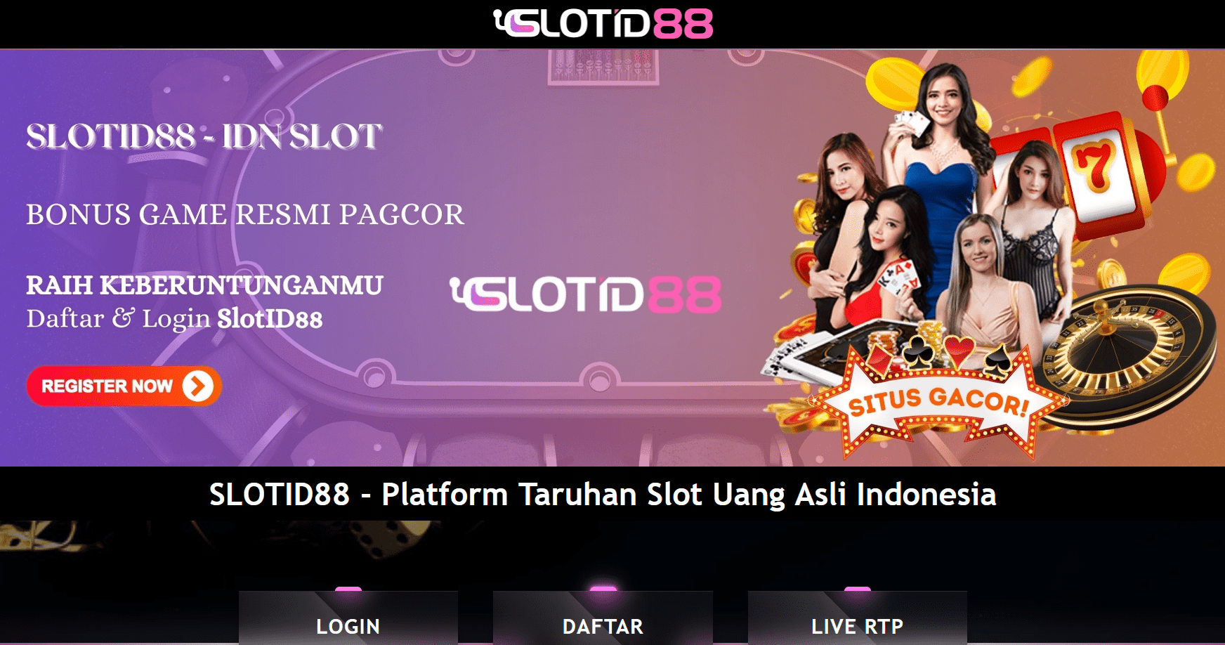 Slotid88 – Website Judi Slot Online Sangat Terpercaya!