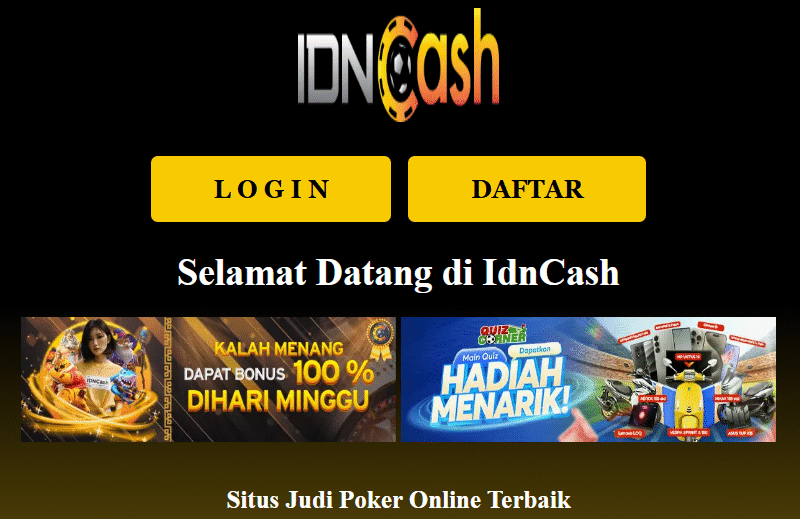 Idncash Login – Situs Bandar Taruhan Bola Tergacor
